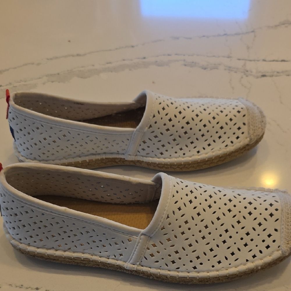 Seastar white eyelet women’s beachcomber espadrille size 9 - Picture 6 of 10